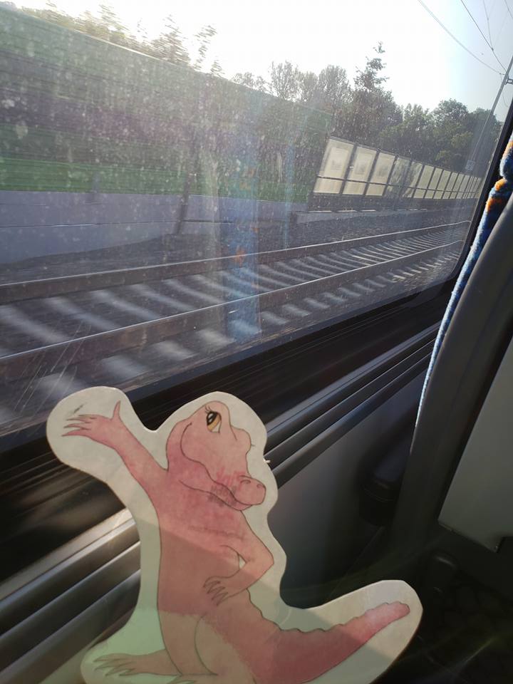 Flat Rose Travels Landy in Austria May 2018