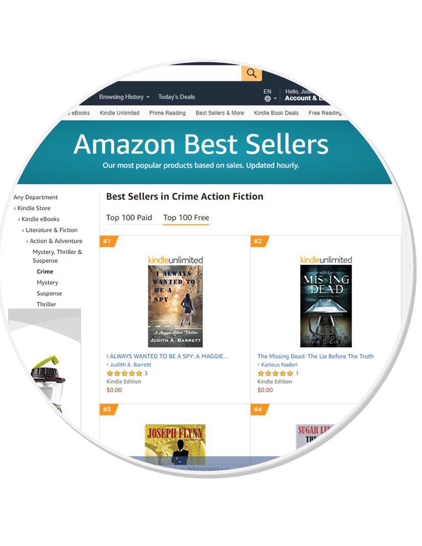 SpyNumber ONE CrimeAction Fiction on Amazon June 6 2019