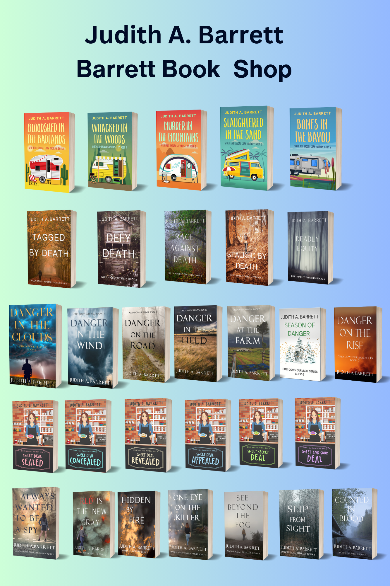 ALL the BOOKS Jan 2024 Barrett Book Shop Paperbacks