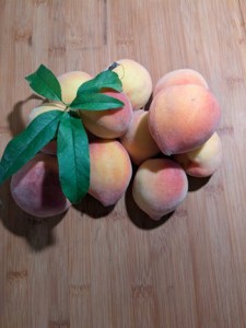Peaches from our trees